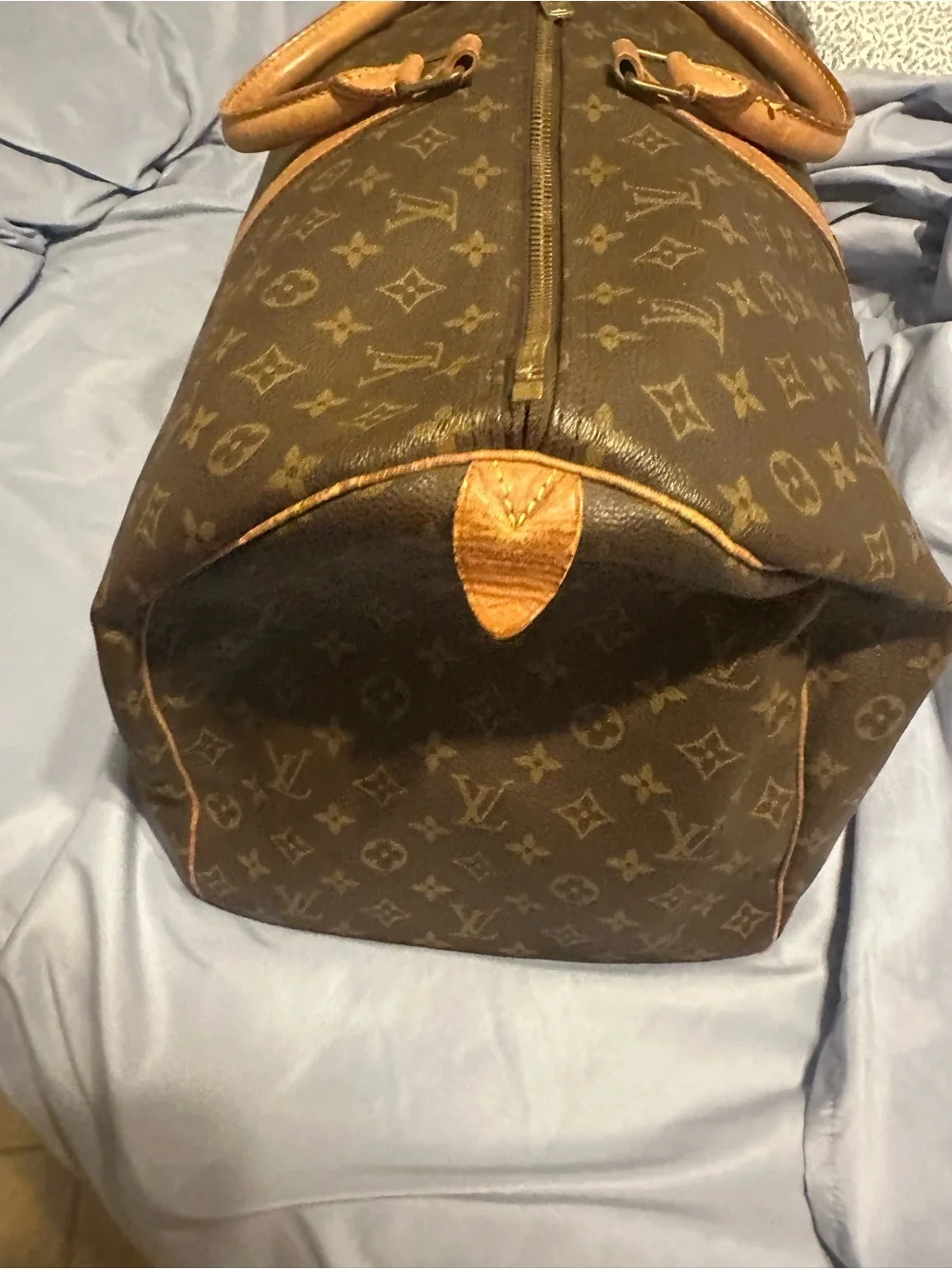 Louis Vuitton Brown Monogram Keepall 60 Travel Bag - Brown/Tan
